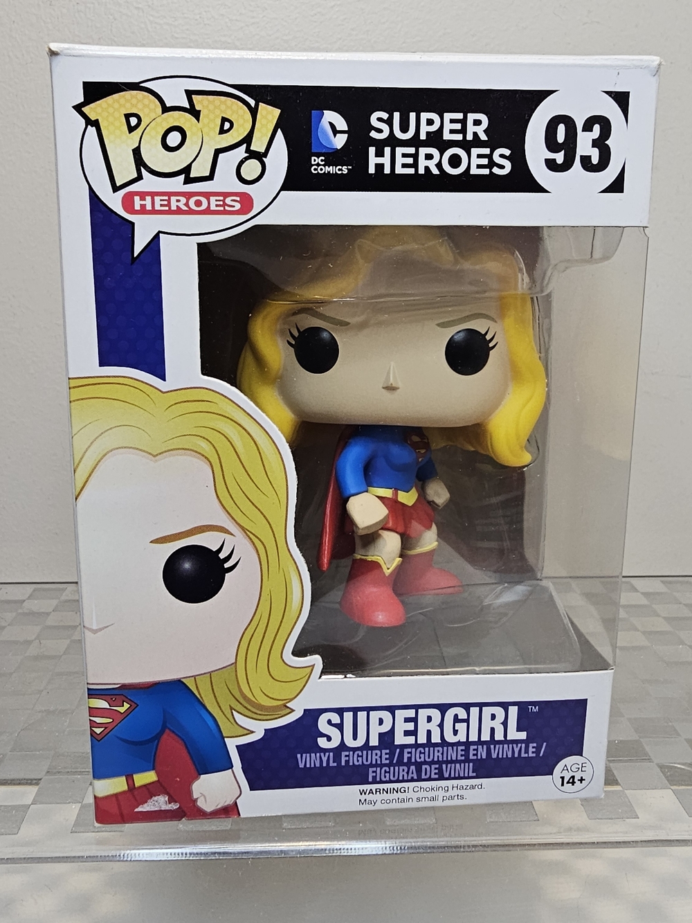 Funko Pop! Supergirl Vinyl Figure - Blue, Red, Yellow